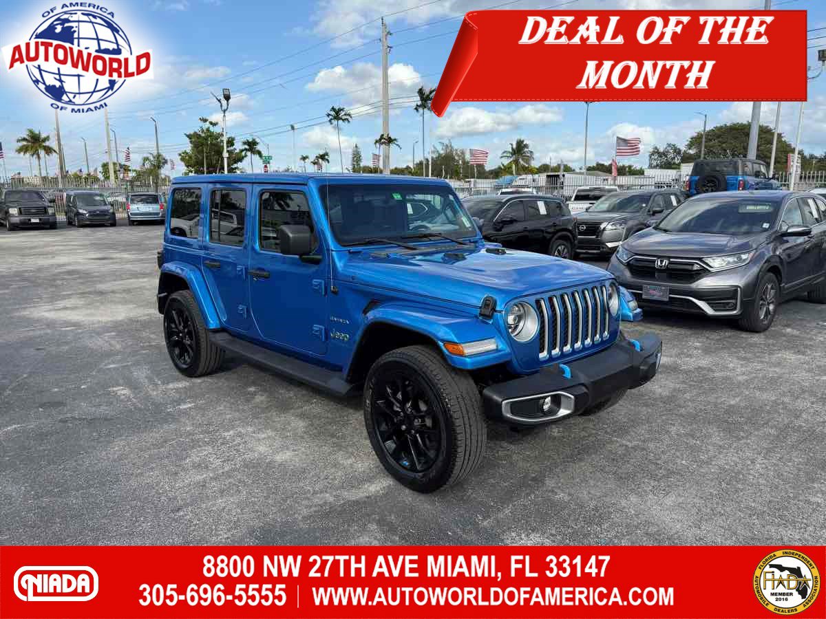 Used 2022 Jeep Wrangler Unlimited Sahara 4xe image 1