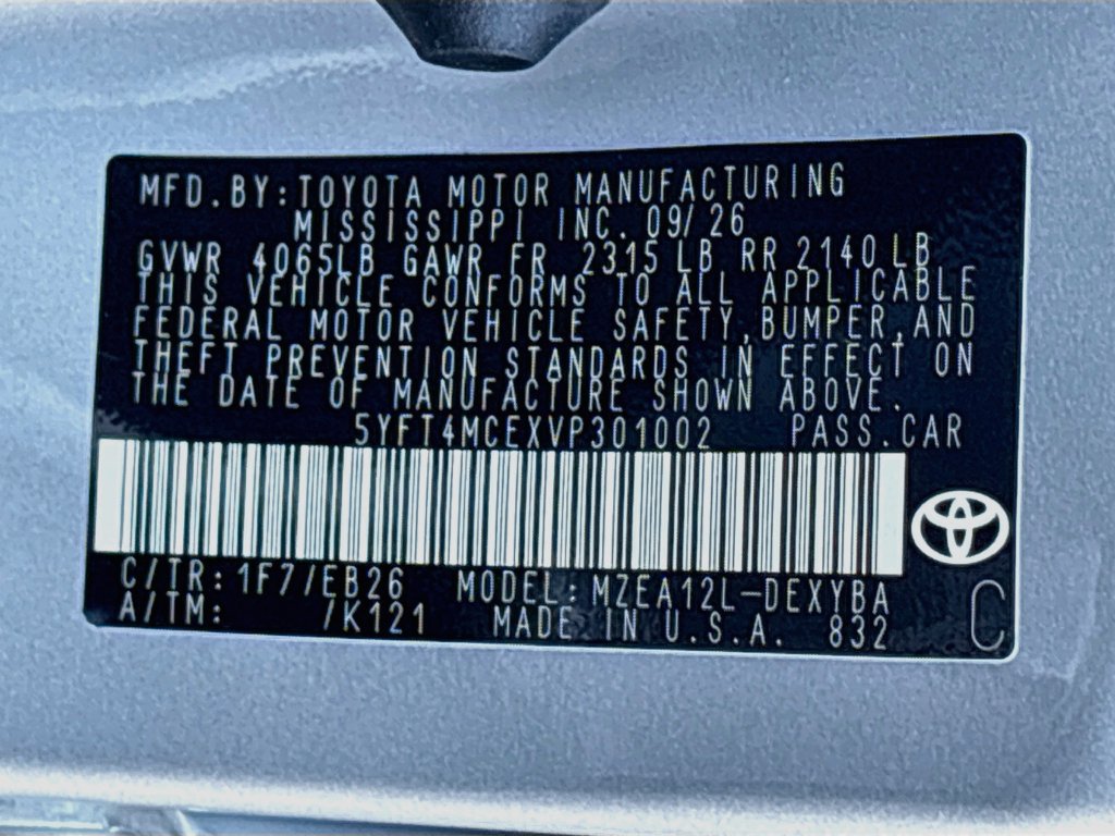 New 2027 Toyota Corolla XSE FWD image 32