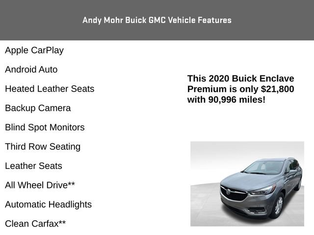 Used 2020 Buick Enclave Premium AWD/4WD image 4