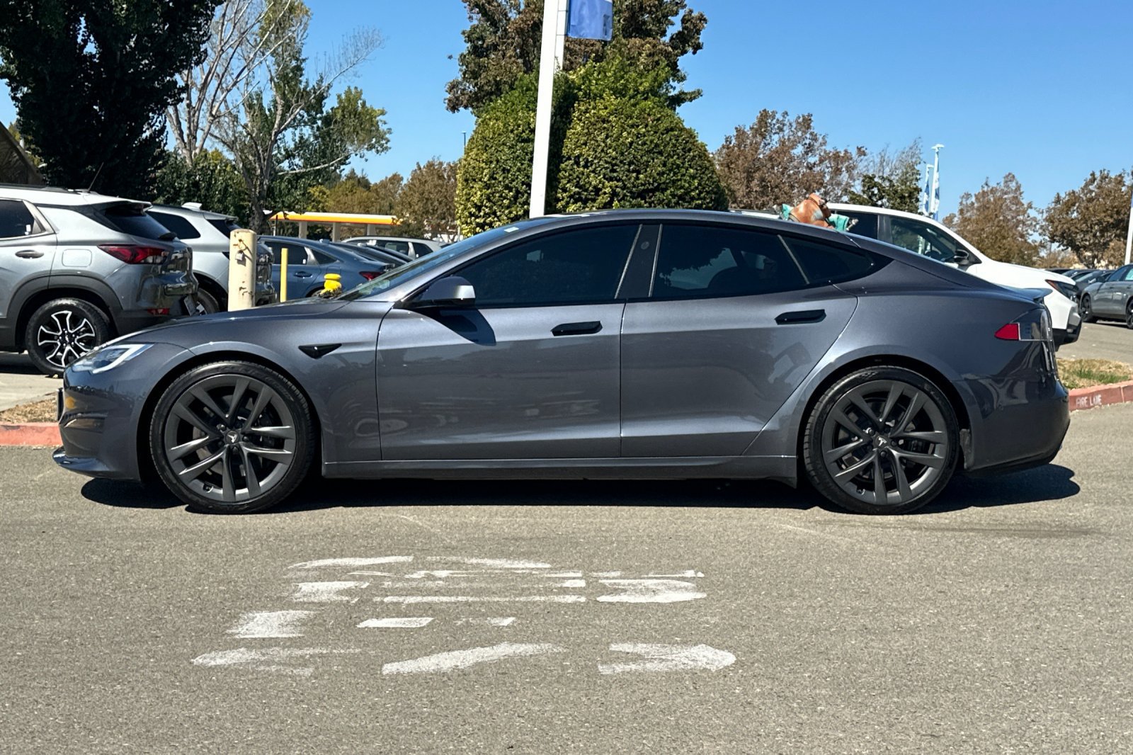 Used 2021 Tesla Model S Plaid AWD/4WD image 7