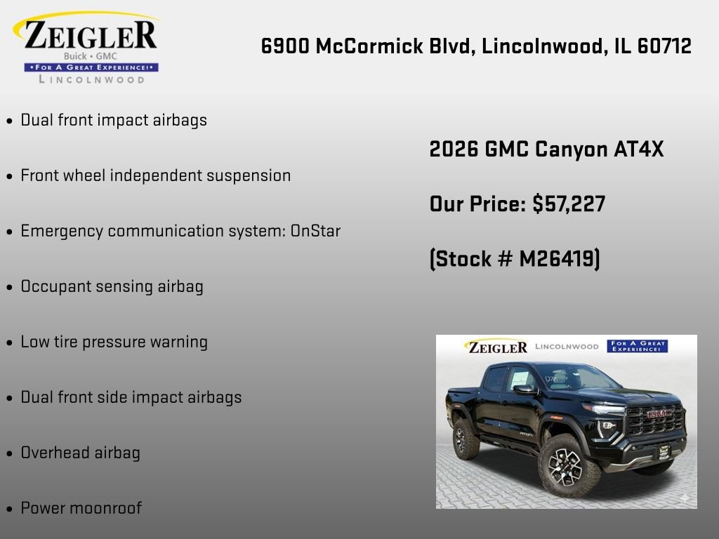 New 2026 GMC Canyon AT4X AWD/4WD image 30