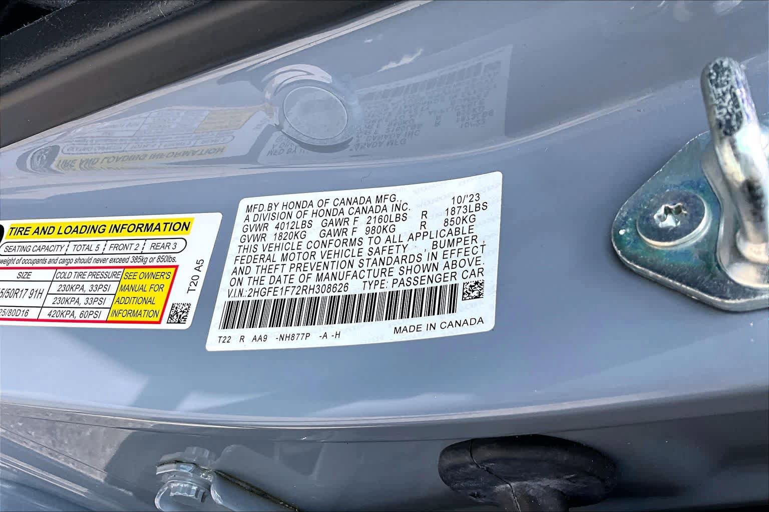 Used 2024 Honda Civic EX image 35