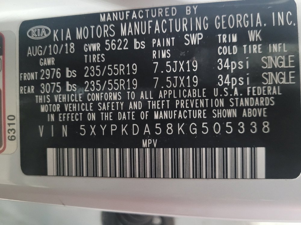 Used 2019 Kia Sorento SX image 33
