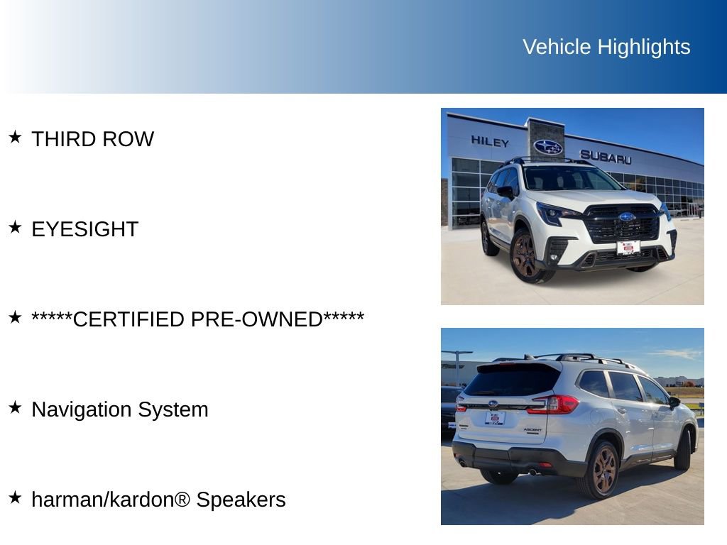 Certified 2025 Subaru Ascent Bronze Edition image 5