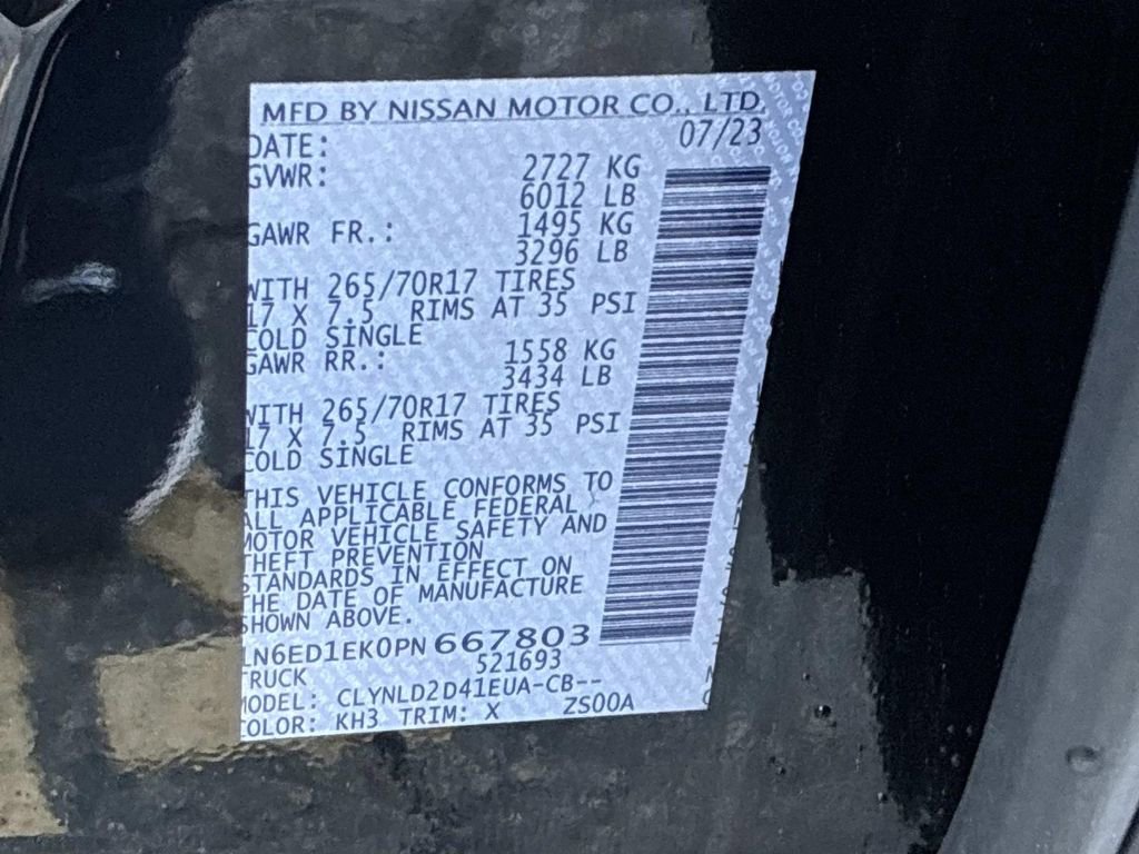 Certified 2023 Nissan Frontier PRO-4X w/ Pro Convenience Package image 21