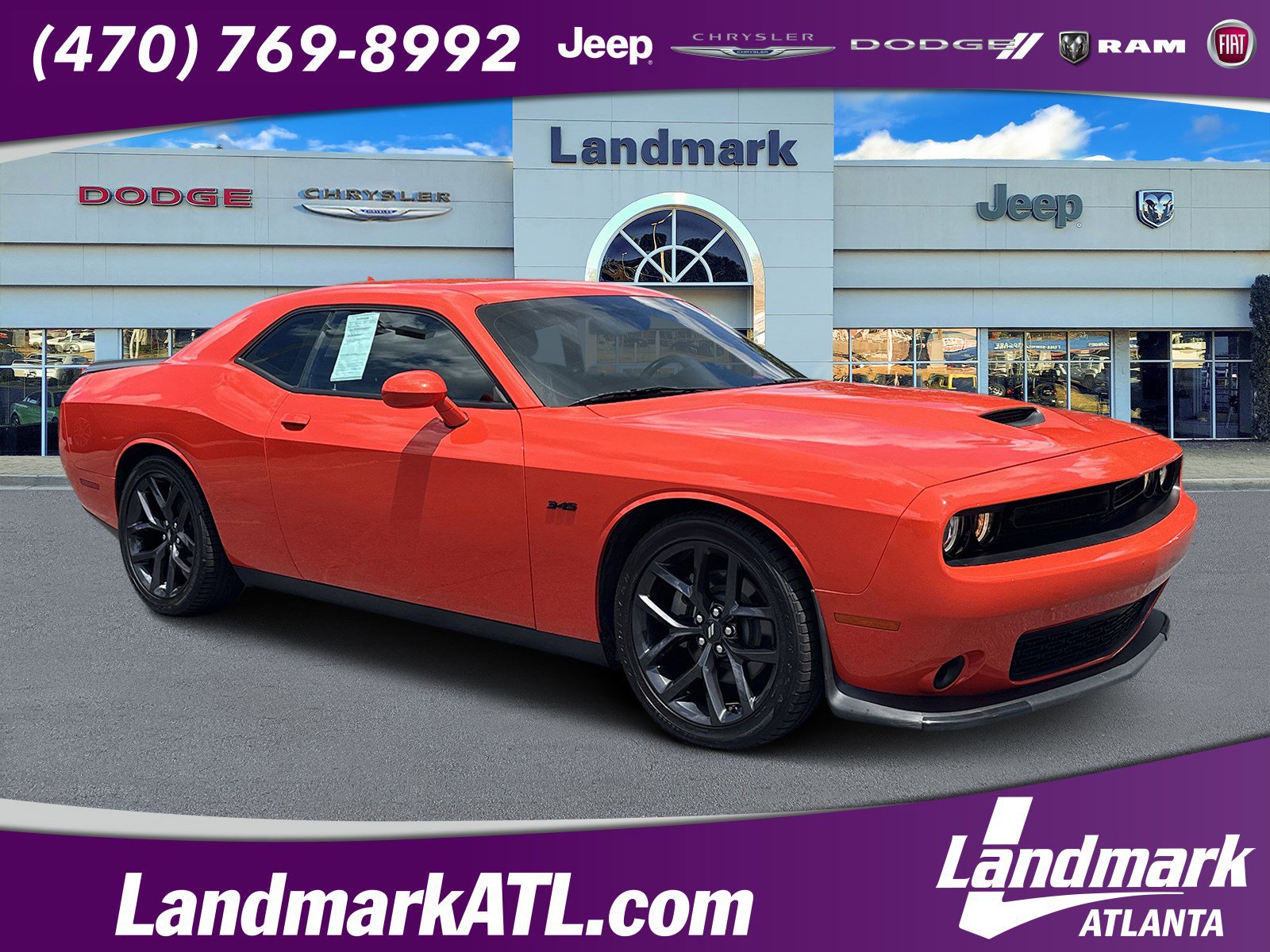 Used 2023 Dodge Challenger R/T w/ Blacktop Package