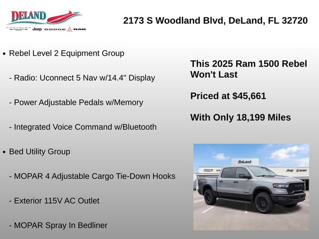Used 2025 RAM 1500 Rebel w/ Rebel Level 2 Equipment Group AWD/4WD image 36