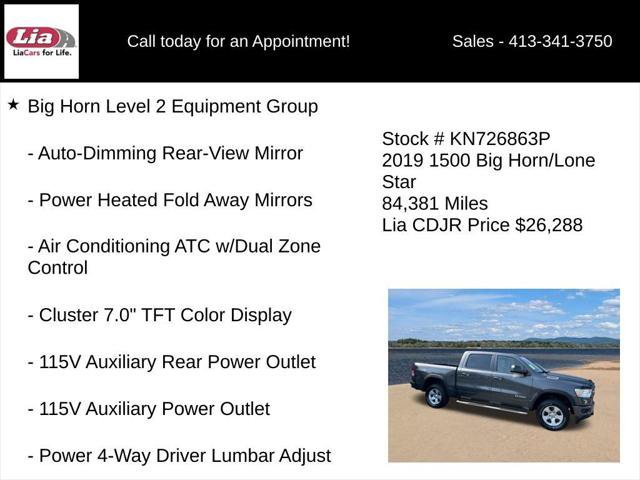 Certified 2019 RAM 1500 Big Horn AWD/4WD image 11