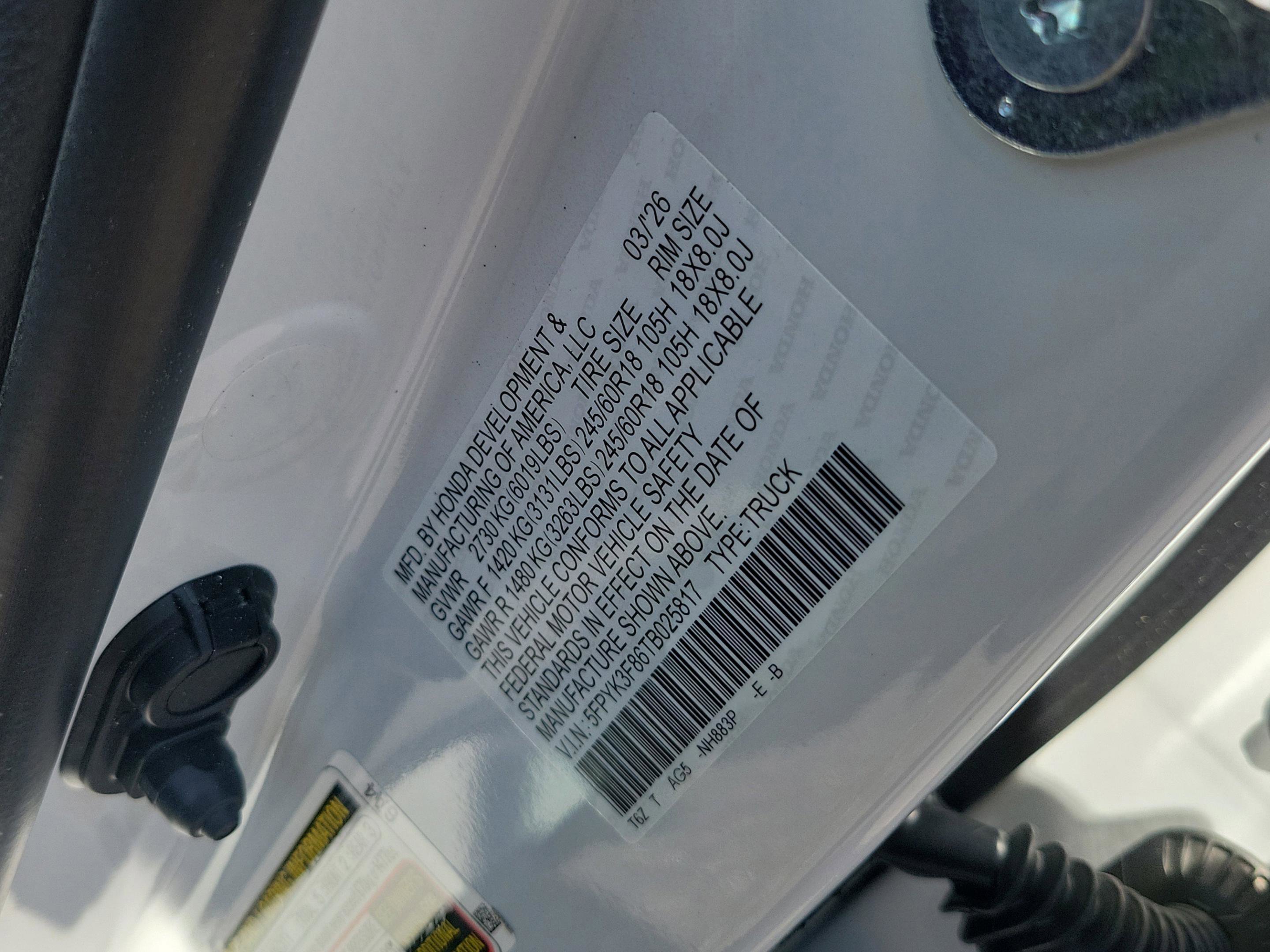 New 2026 Honda Ridgeline Black Edition image 34