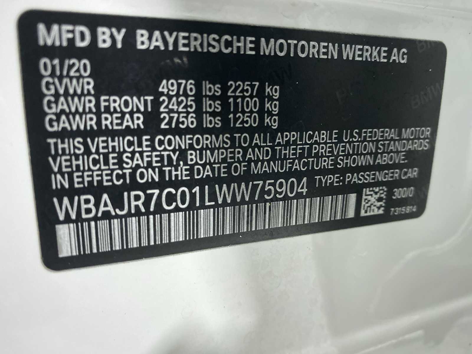 Used 2020 BMW 530i xDrive w/ Convenience Package image 21