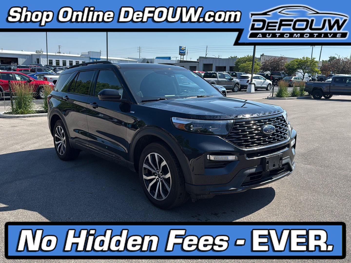 Used 2022 Ford Explorer ST-Line w/ Class IV Trailer Tow Package