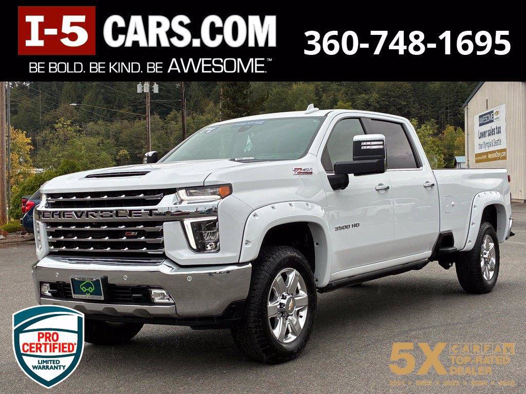 Used 2022 Chevrolet Silverado 3500 LTZ w/ LTZ Premium Package AWD/4WD image 1