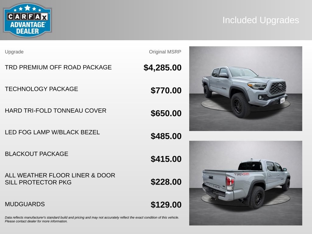 Used 2020 Toyota Tacoma TRD Off-Road w/ TRD Premium Off Road Package AWD/4WD image 5