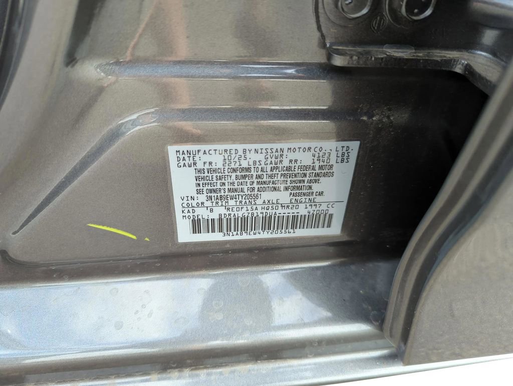 New 2026 Nissan Sentra SL w/ Floor Mat Package image 38