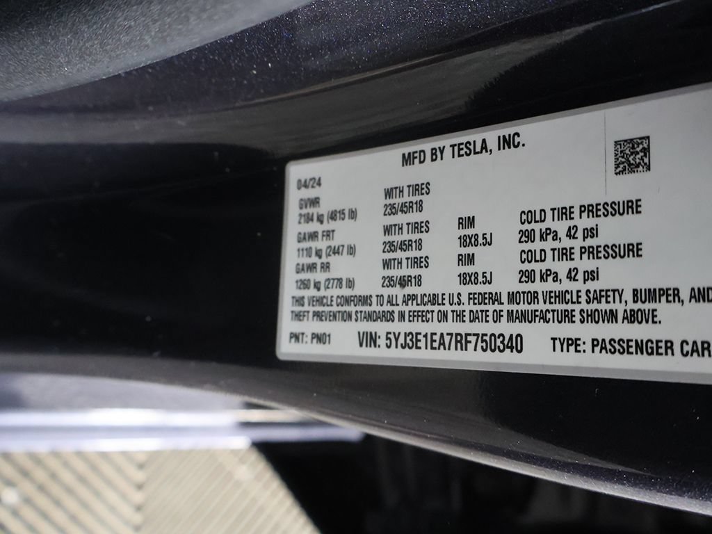 Used 2024 Tesla Model 3 Long Range RWD image 51