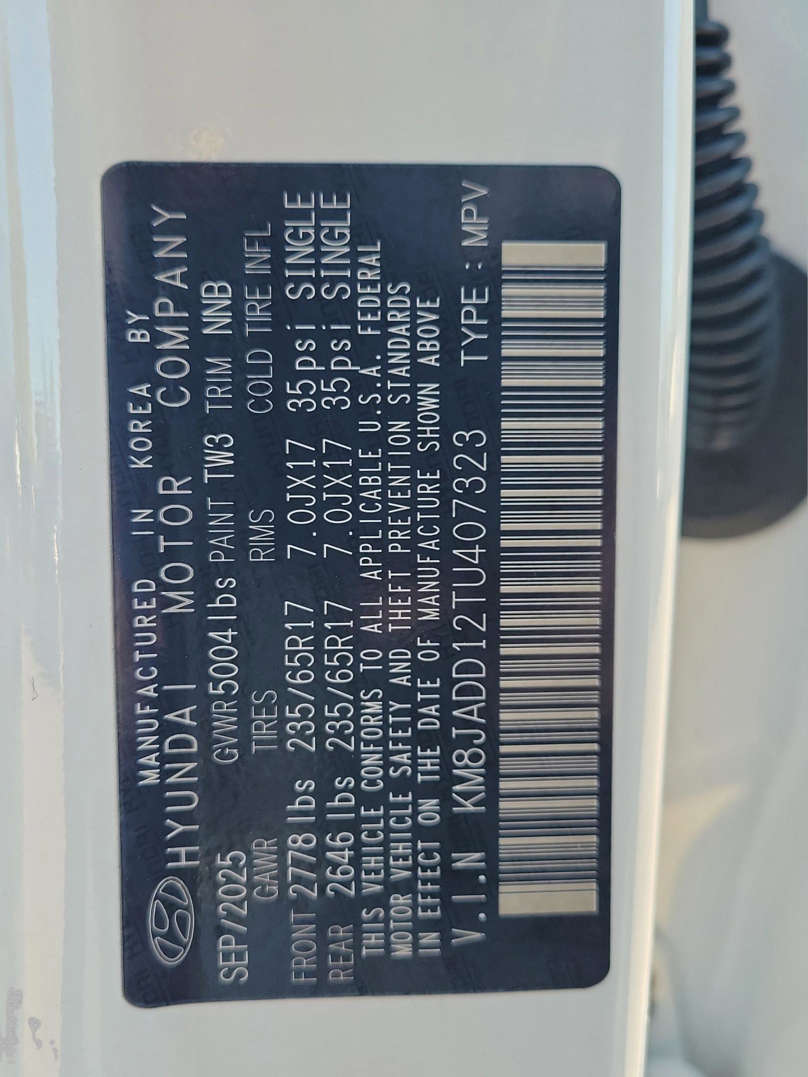 New 2026 Hyundai Tucson Blue SE image 22