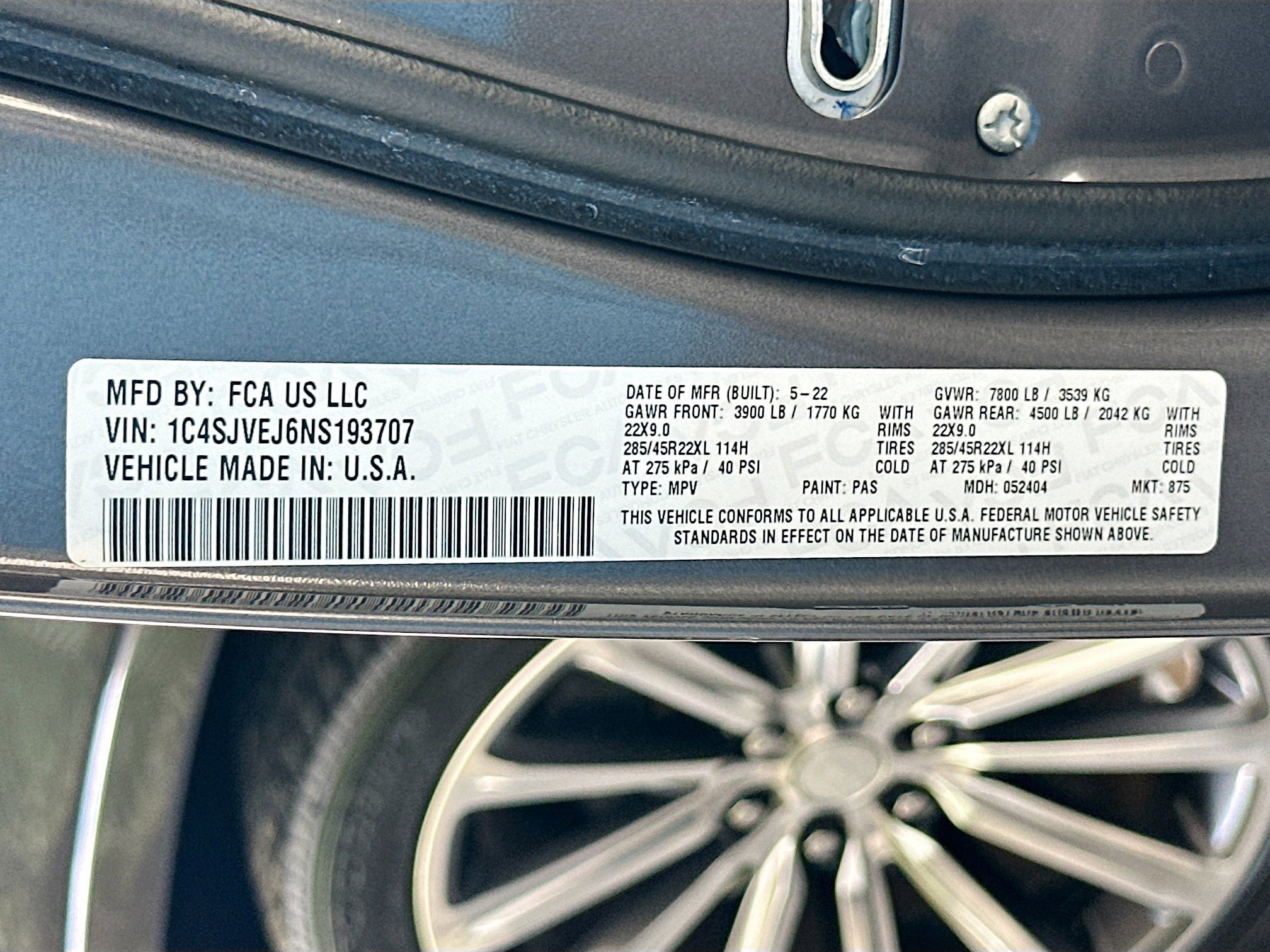Used 2022 Jeep Grand Wagoneer Series I w/ Rear Seat Video Group 1 AWD/4WD image 38