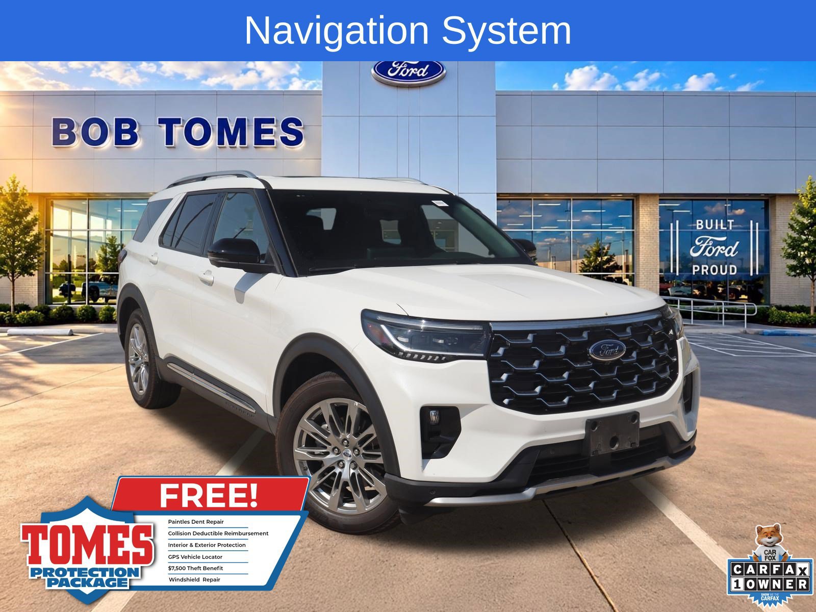 Certified 2025 Ford Explorer Platinum RWD image 1