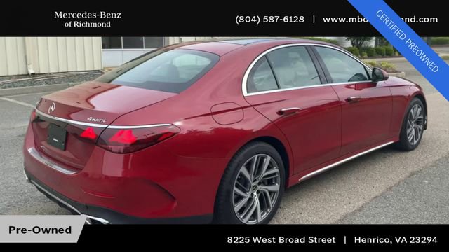 Used 2025 Mercedes-Benz E 350 4MATIC Sedan image 2