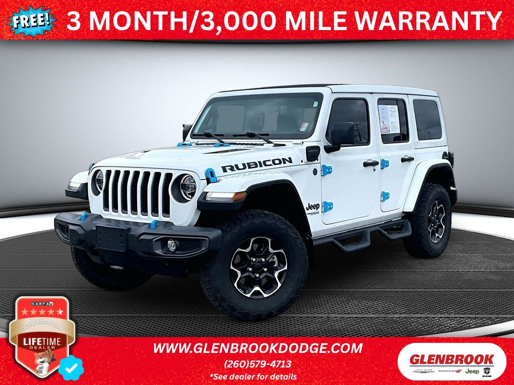 Used 2022 Jeep Wrangler Unlimited Rubicon 4xe w/ Cold Weather Group AWD/4WD image 1