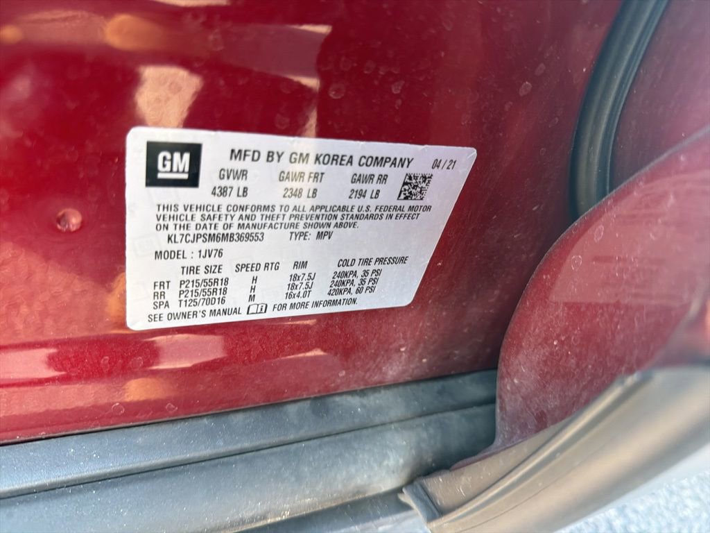 Used 2021 Chevrolet Trax LT w/ Sport Edition image 14