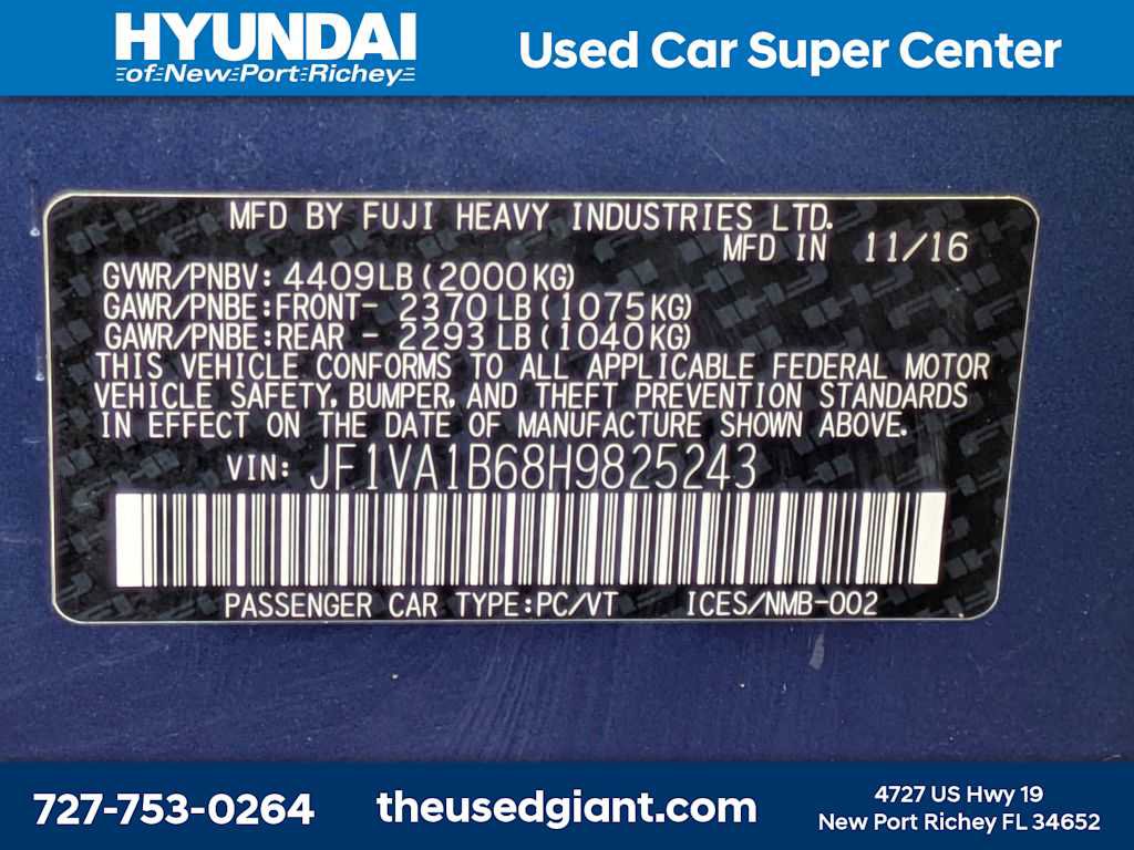 Used 2017 Subaru WRX image 30
