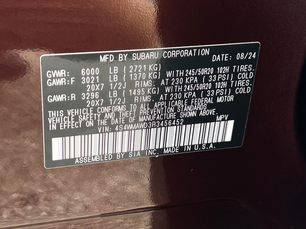 Certified 2024 Subaru Ascent Touring image 35