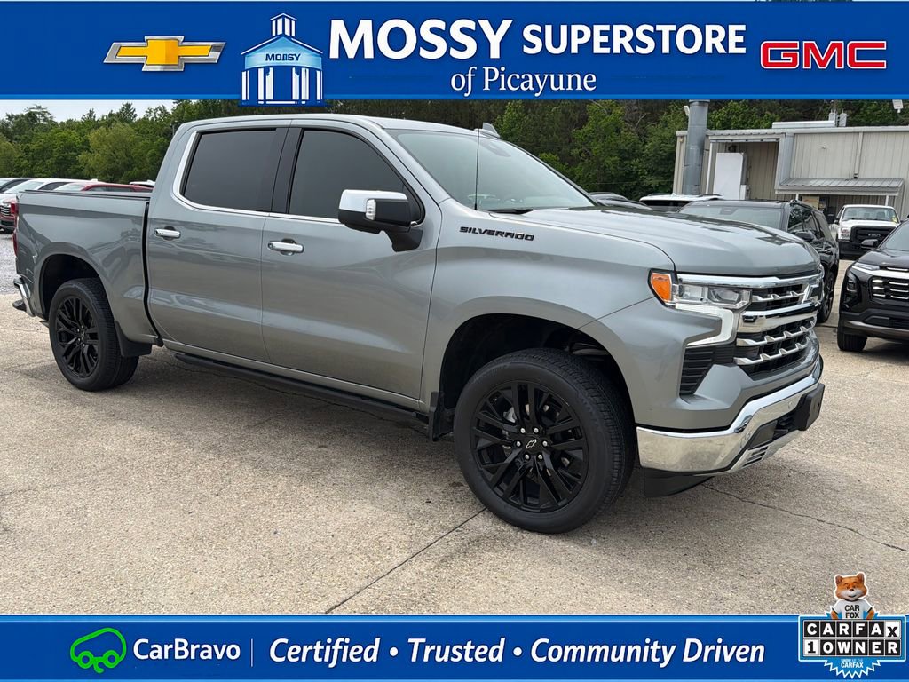 Certified 2024 Chevrolet Silverado 1500 LTZ w/ LPO, Dark Essentials Package RWD image 10