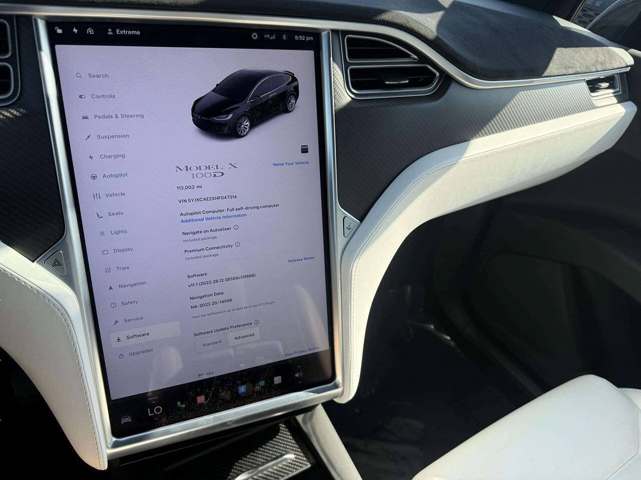 Used 2017 Tesla Model X 75D AWD/4WD image 20