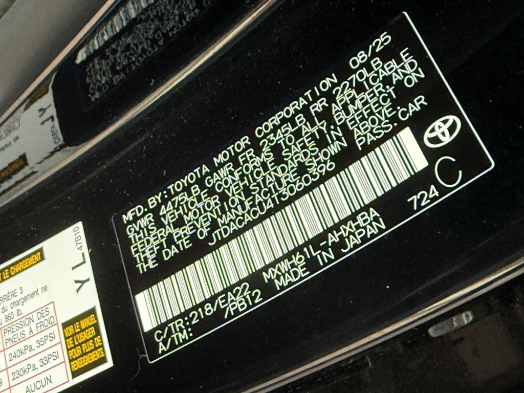 New 2026 Toyota Prius Plug-In Hybrid FWD image 15