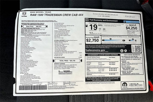New 2025 RAM 1500 Tradesman image 15