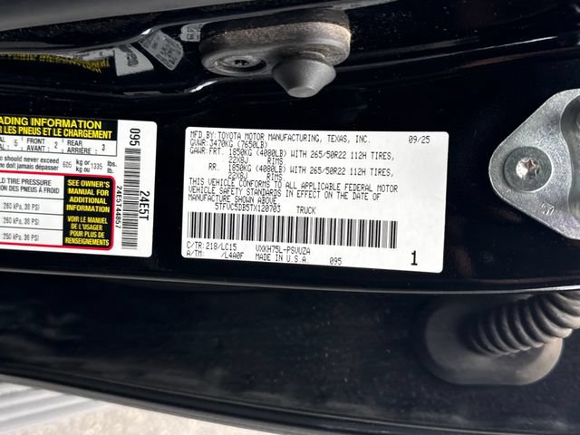 Certified 2026 Toyota Tundra Capstone AWD/4WD image 23