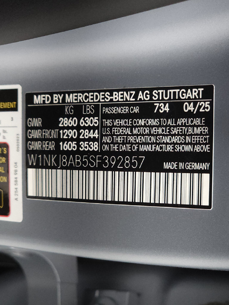 Certified 2025 Mercedes-Benz GLC 63 AMG S w/ Driver Assistance Package image 39