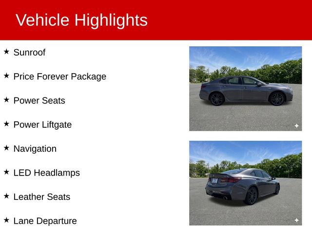 Used 2019 Acura TLX V6 w/ Technology & A-SPEC Pkg AWD/4WD image 2