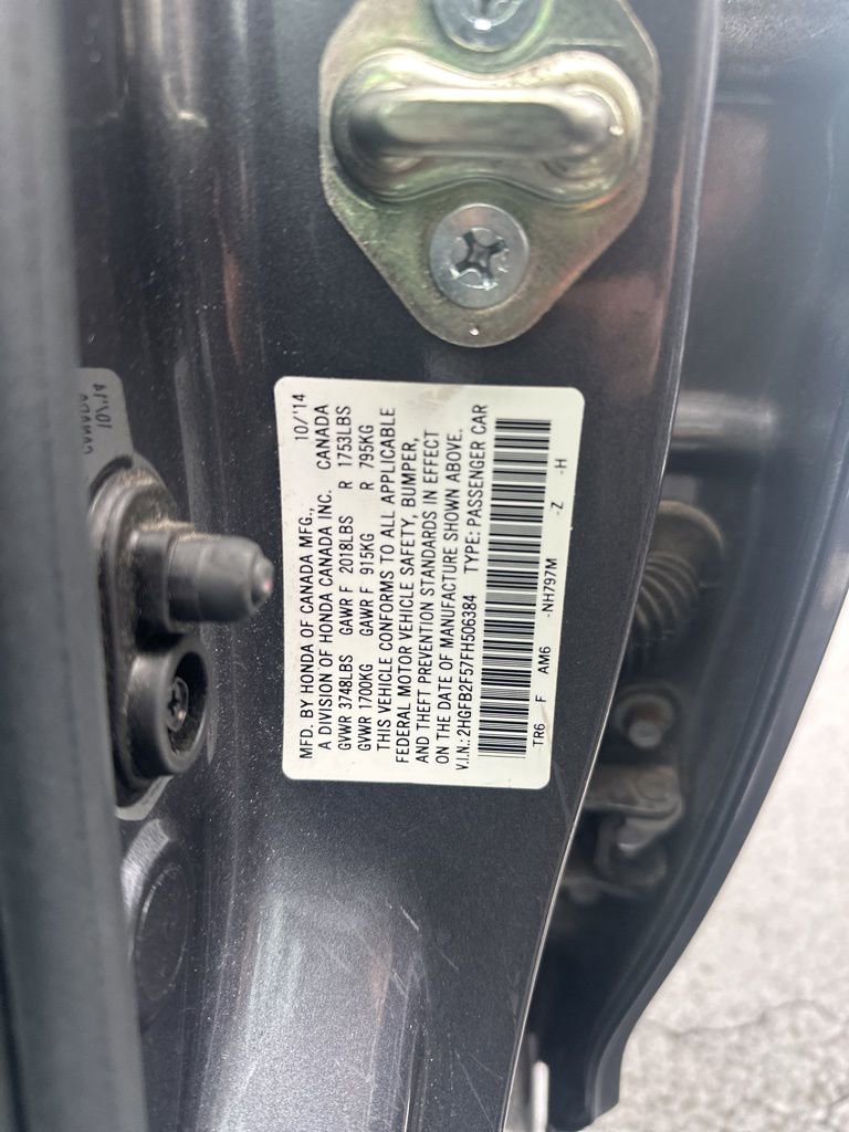 Used 2015 Honda Civic LX image 9