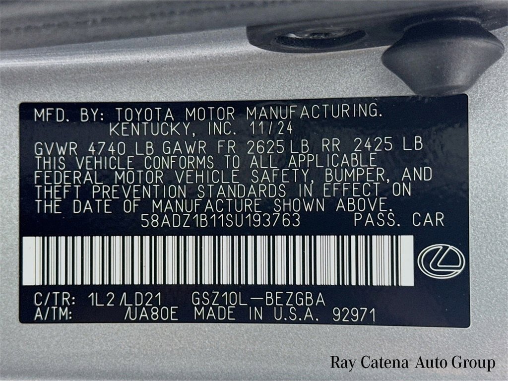 Certified 2025 Lexus ES 350 350 image 34