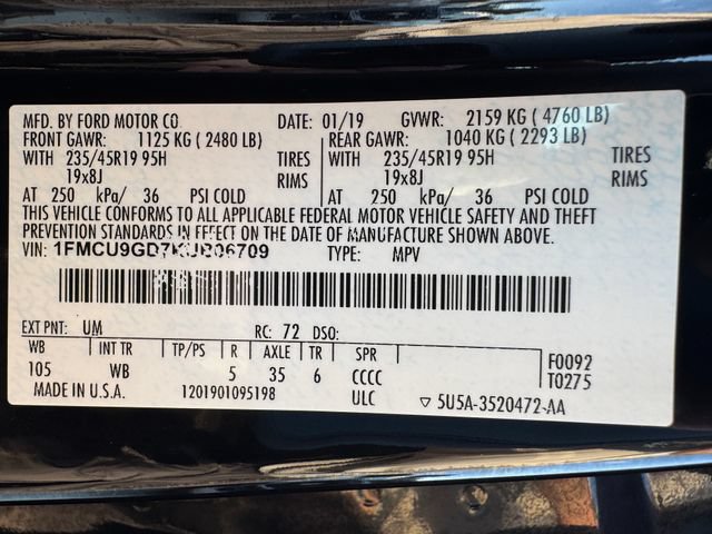Used 2019 Ford Escape SE AWD/4WD image 28