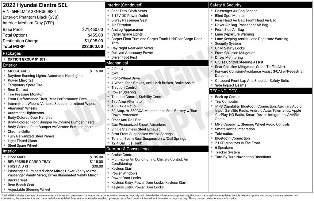 Certified 2022 Hyundai Elantra SEL FWD image 31