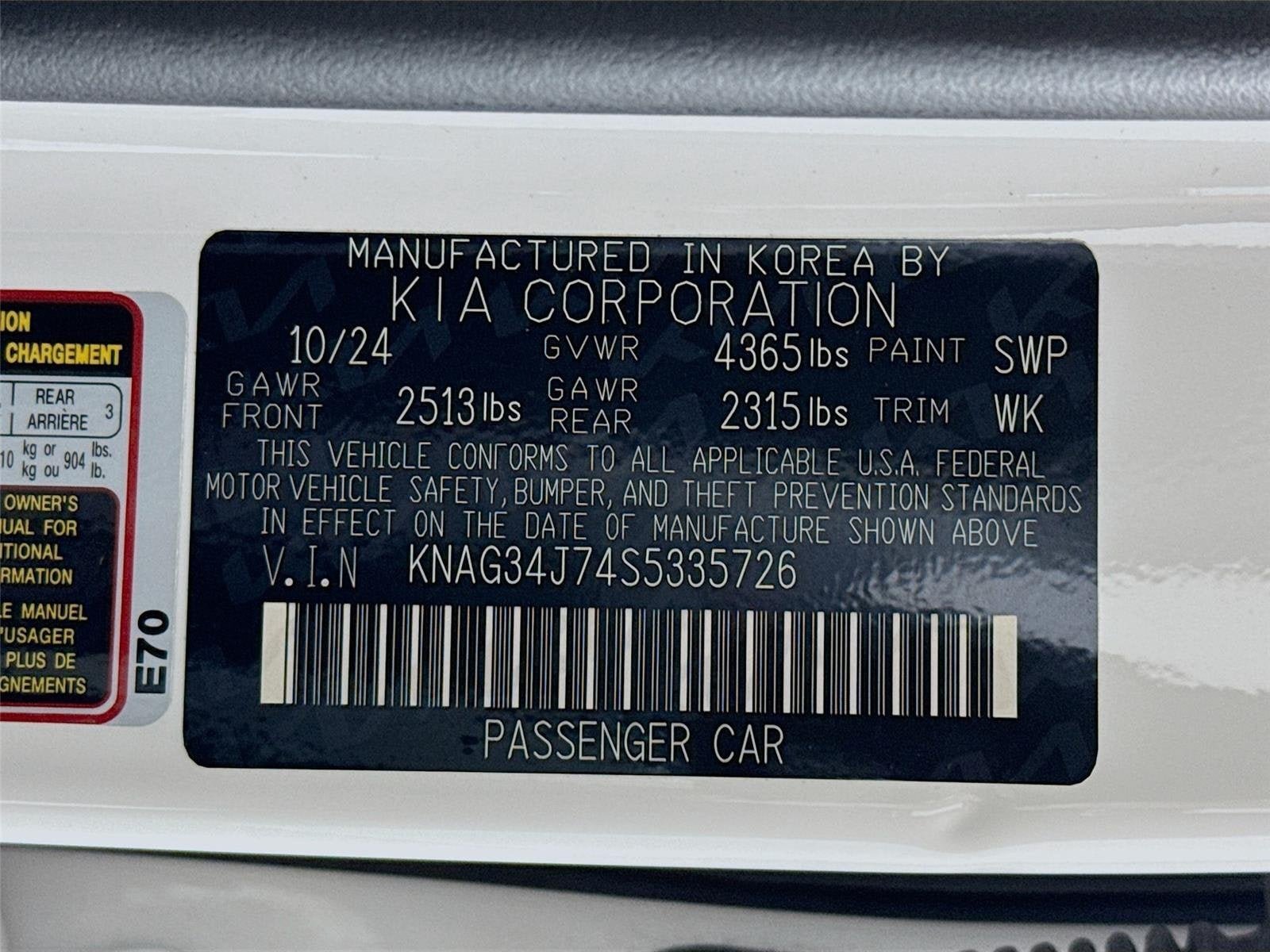 Certified 2025 Kia K5 EX FWD image 34