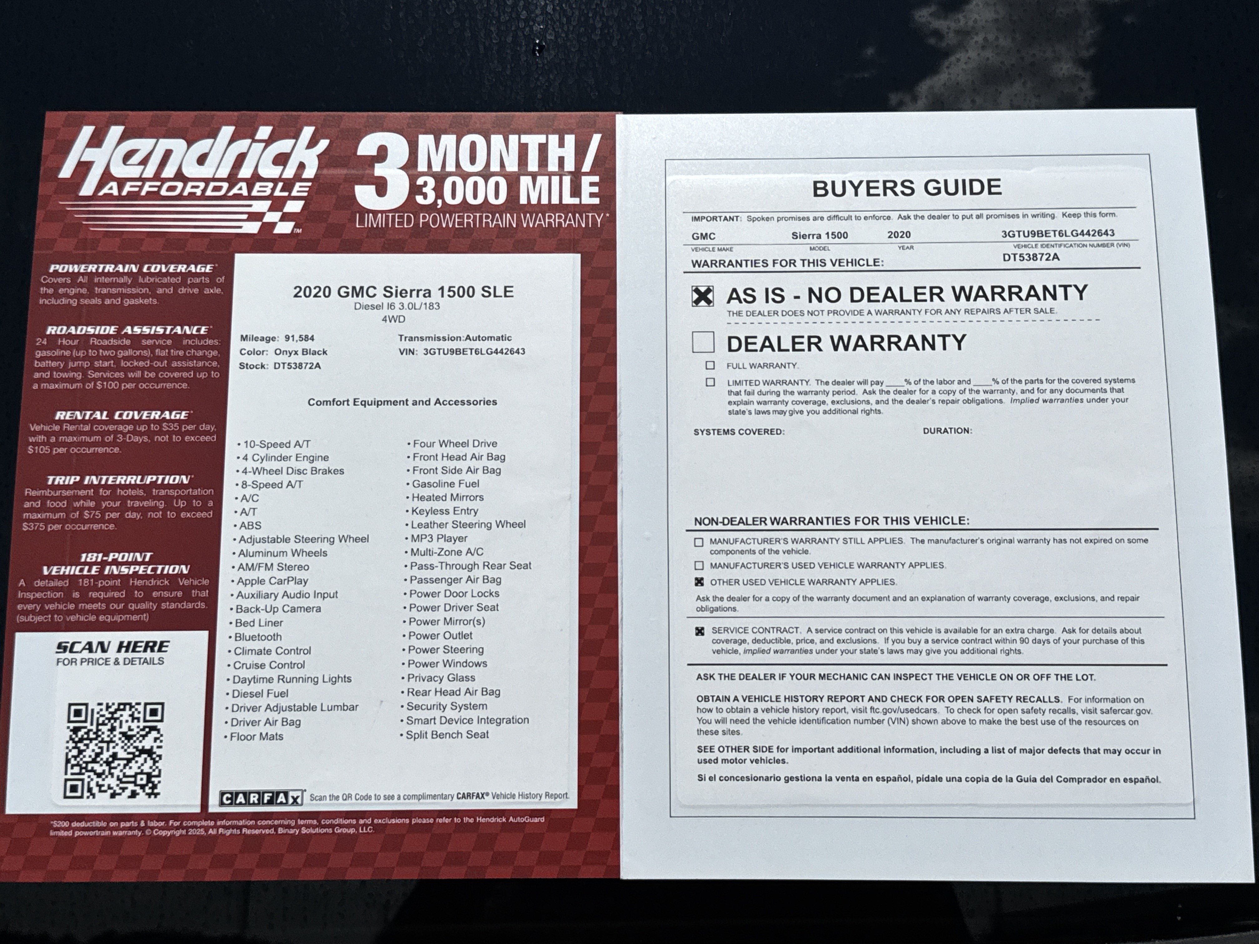 Used 2020 GMC Sierra 1500 SLE w/ SLE Value Package AWD/4WD image 35