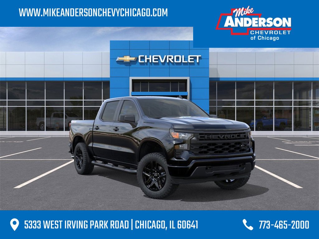 New 2026 Chevrolet Silverado 1500 Custom w/ Turbomax Blackout Package