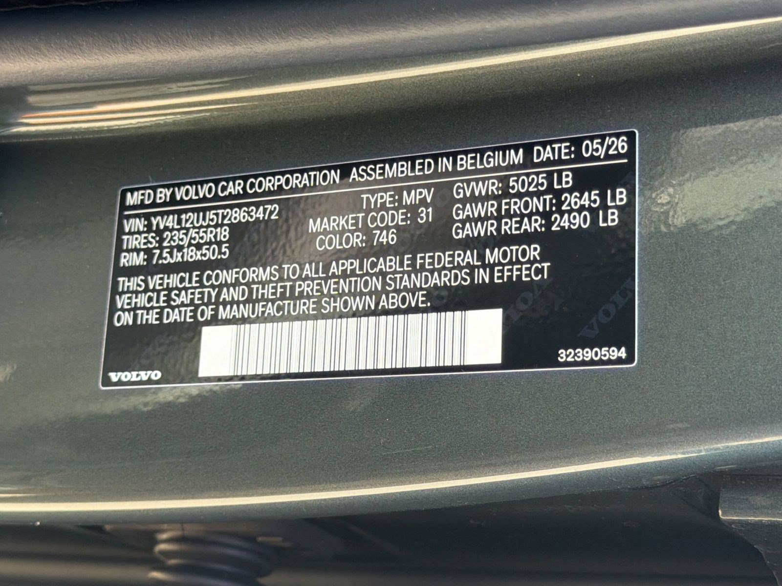 New 2026 Volvo XC40 B5 Core w/ Protection Package Premier AWD/4WD image 26