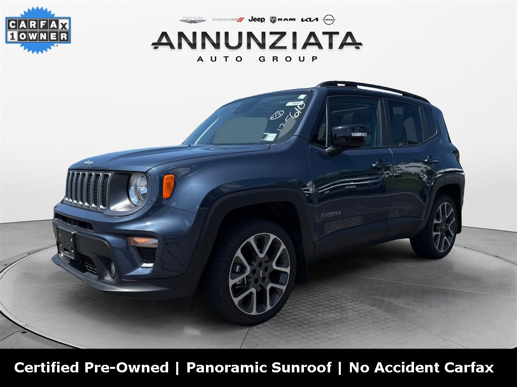 Certified 2022 Jeep Renegade Limited w/ Sun, Sound & Wheels Group