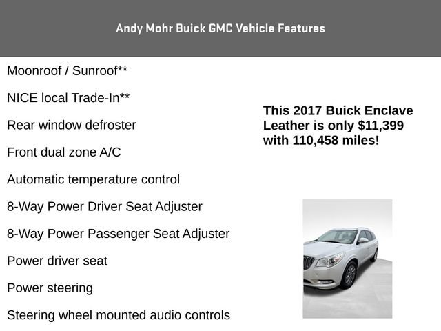 Used 2017 Buick Enclave Leather FWD image 4