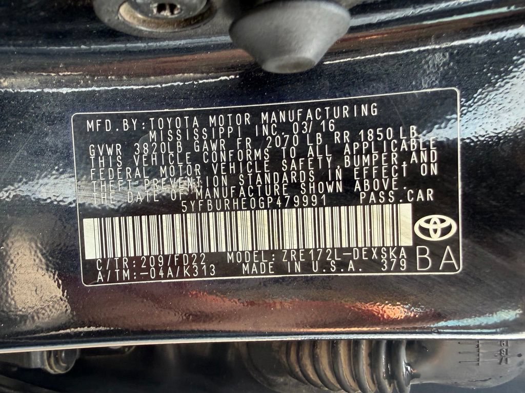 Used 2016 Toyota Corolla S w/ Driver Convenience Package FWD image 32