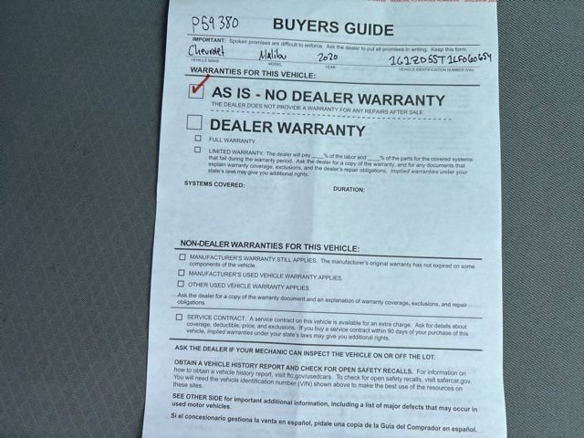 Used 2020 Chevrolet Malibu LT FWD image 38