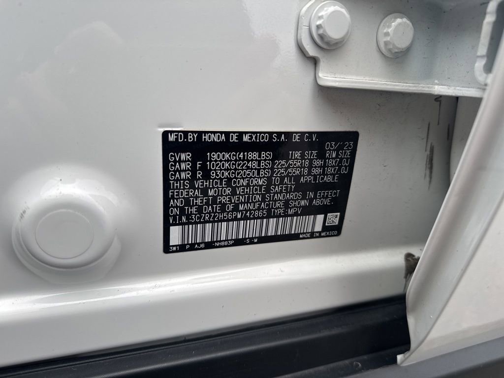 Certified 2023 Honda HR-V Sport image 22