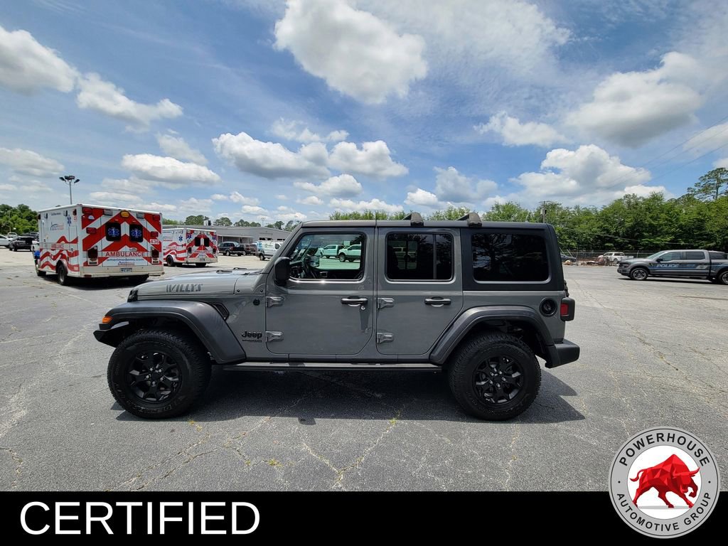 Used 2021 Jeep Wrangler Unlimited Sport AWD/4WD image 3