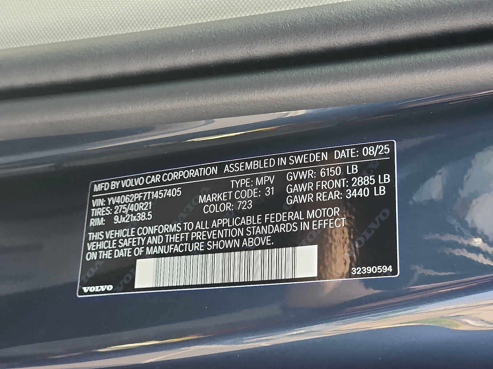 Used 2026 Volvo XC90 B6 Ultra w/ Protection Package AWD/4WD image 26