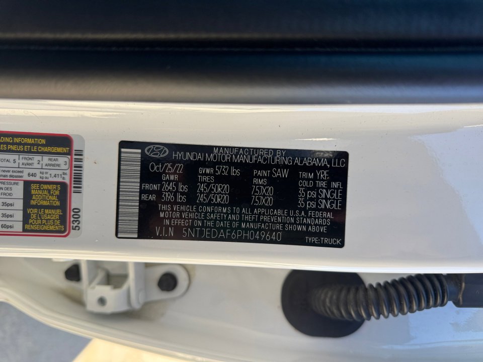 Used 2023 Hyundai Santa Cruz Limited w/ Cargo Package image 39